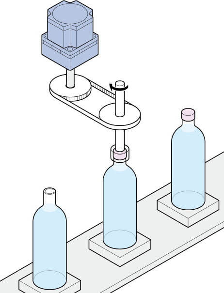 ブラシレスモーター BLE2シリーズ トルクリミッタ（マグネットクラッチ）を削減し、シンプルな裝置に