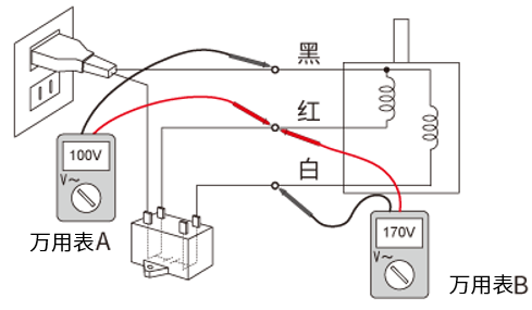 加載電壓和電容器端子間電壓